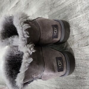 UGG Australia Women's Dark Gray Bailey Button Boots Size 8